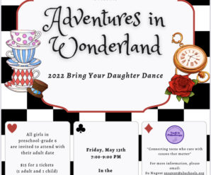 2022 Bring your Daughter Dance Friday May 13th