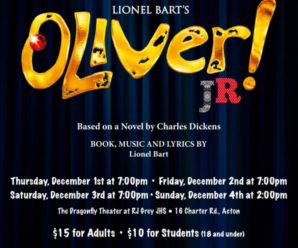 RJ Grey Jr High  Presents: Oliver Jr   Dec 1-4